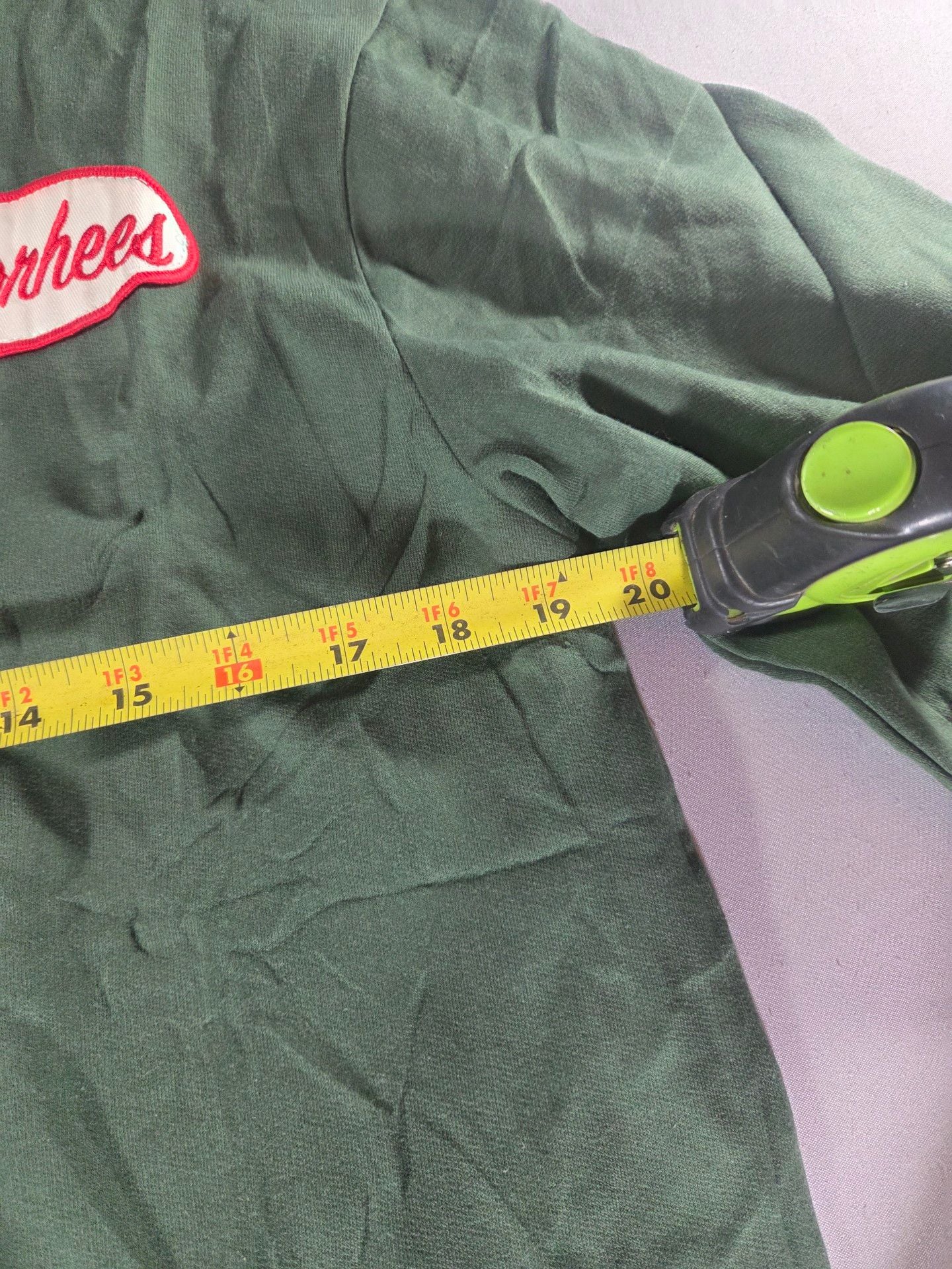 Friday The 13th Jason Full Zip Hoodie Size Medium Green 13