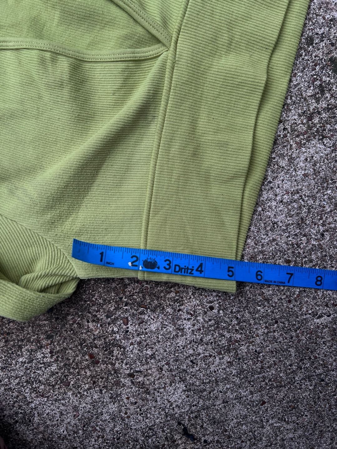 A-Wild Fable Lime Green Ribbed V-Neck Crop Top Size L
4