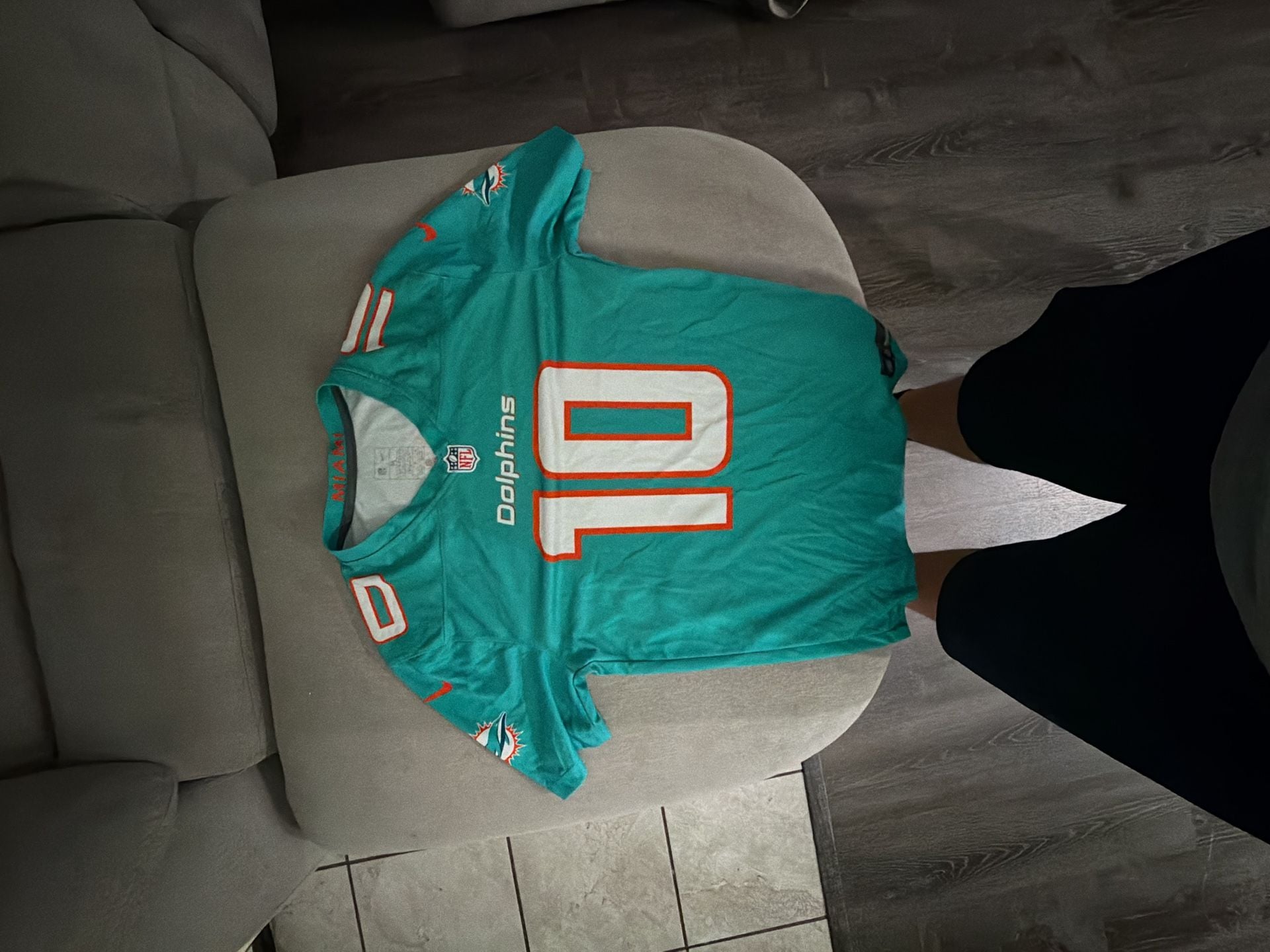 Nike Tyreek Hill Miami Dolphins Jersey Size M Teal NFL 1