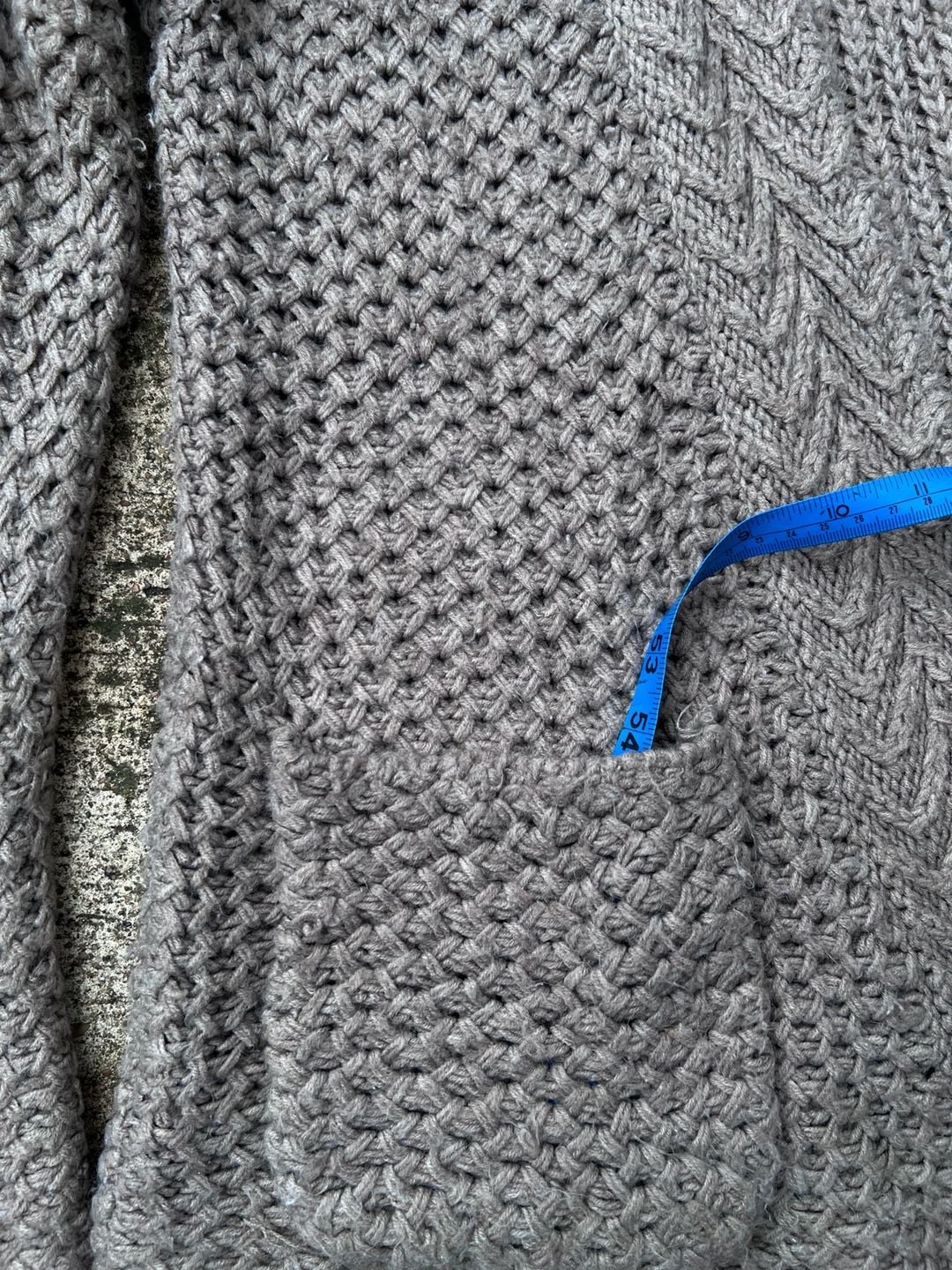 A- New York & Company Knit Chunky Cardigan Sweater Oversized - Size S 4