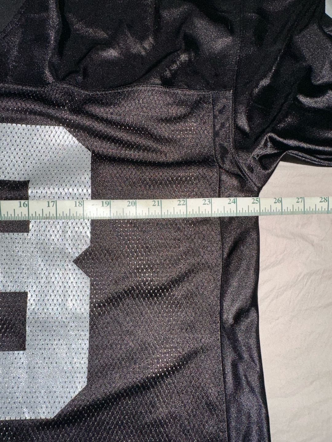 VTG Oakland Raiders Jersey Men's L NFL Football Randy Moss #18 Reebok On Field 10