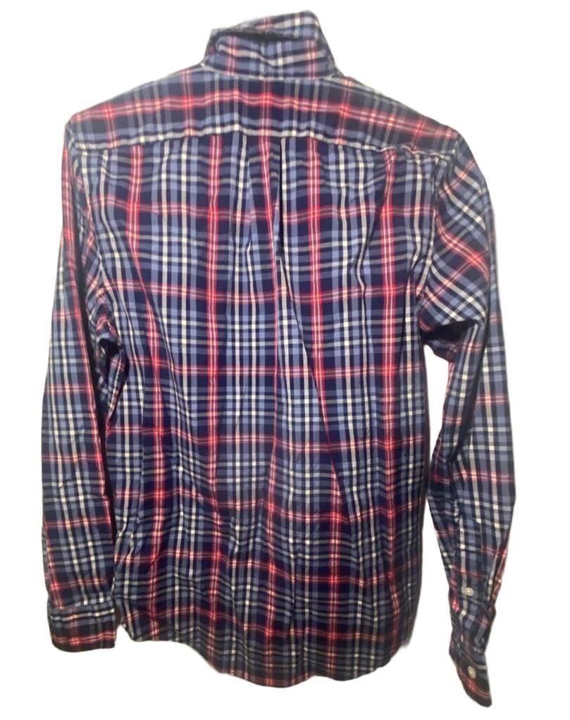 Vineyard Vines Slim Fit Murray Shirt Size XS Blue Plaid Button Down 8