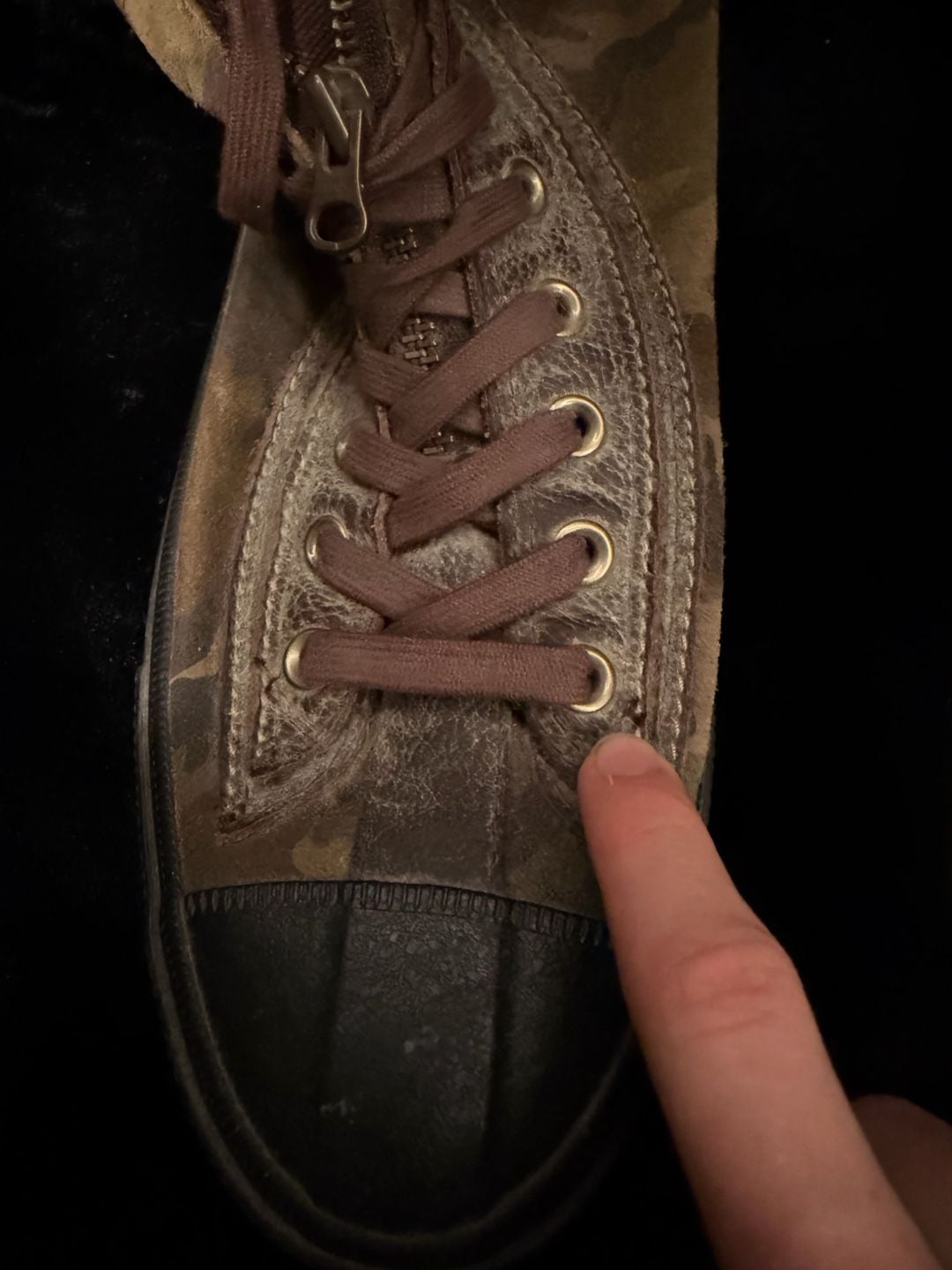 Converse Chuck Taylor All Star Sneaker Boots Brown Camouflage Suede 2