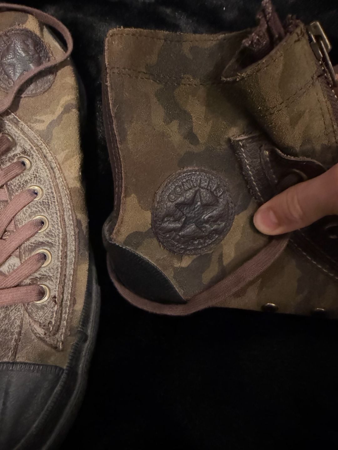 Converse Chuck Taylor All Star Sneaker Boots Brown Camouflage Suede 4