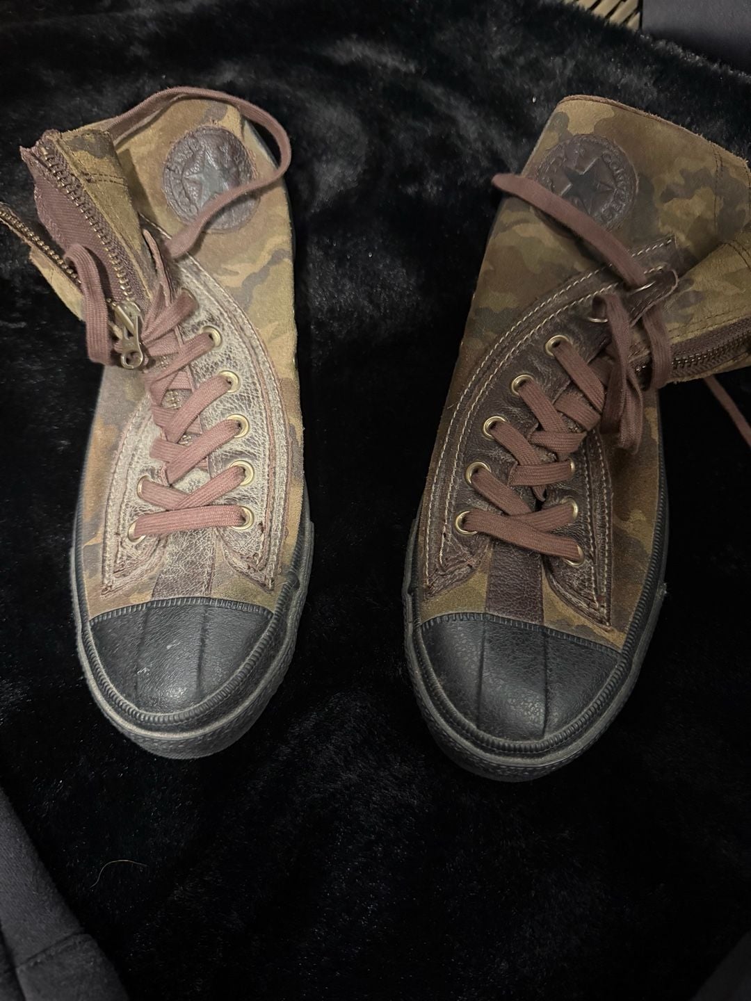Converse Chuck Taylor All Star Sneaker Boots Brown Camouflage Suede 5