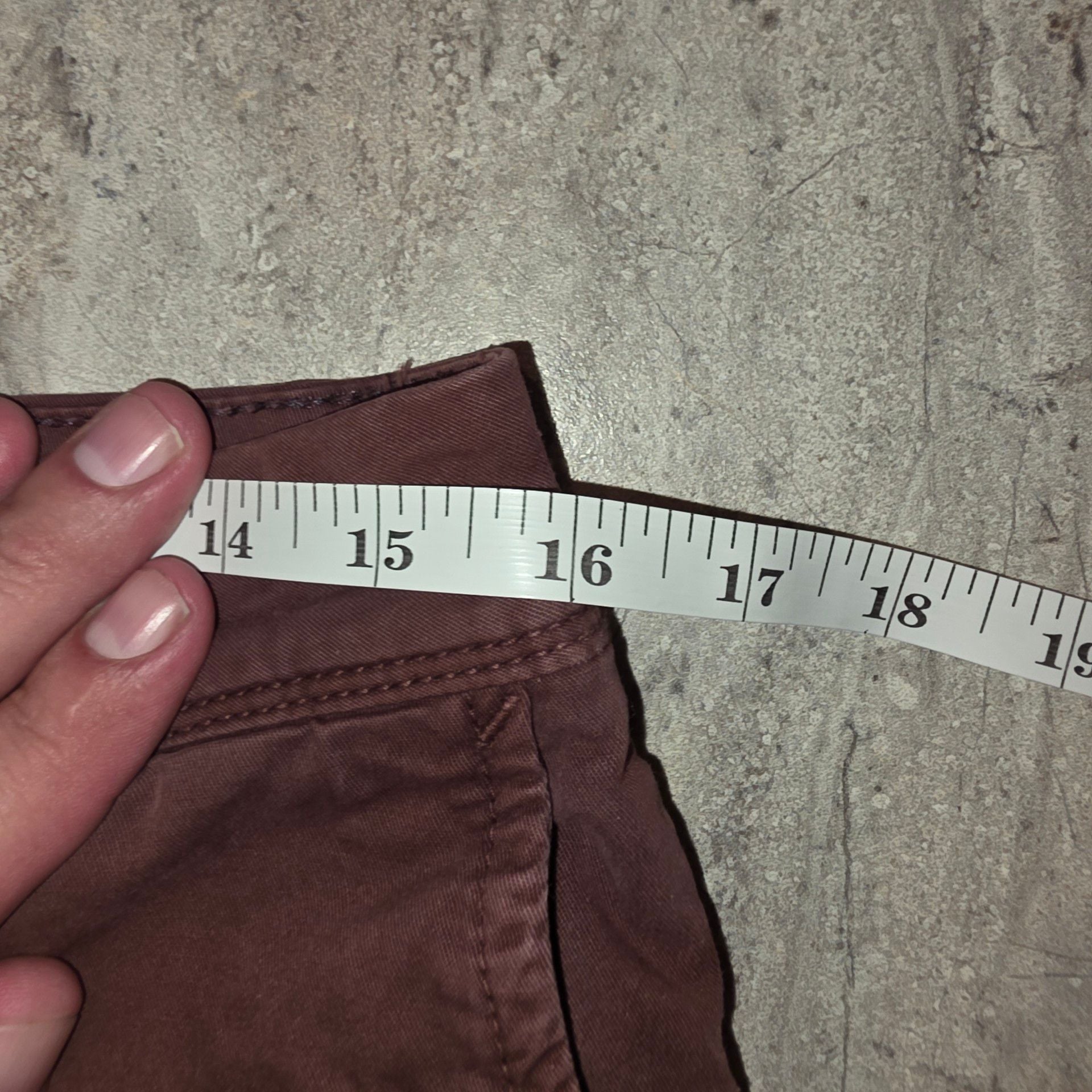 American Eagle Outfitters Chino Pants Burgundy Cotton 11