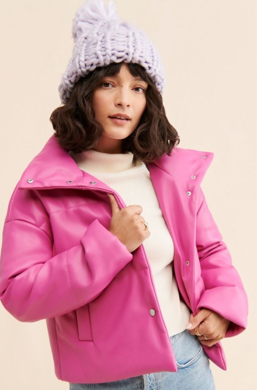 Jules Kae Anastasia Vegan Leather Puffer 8
