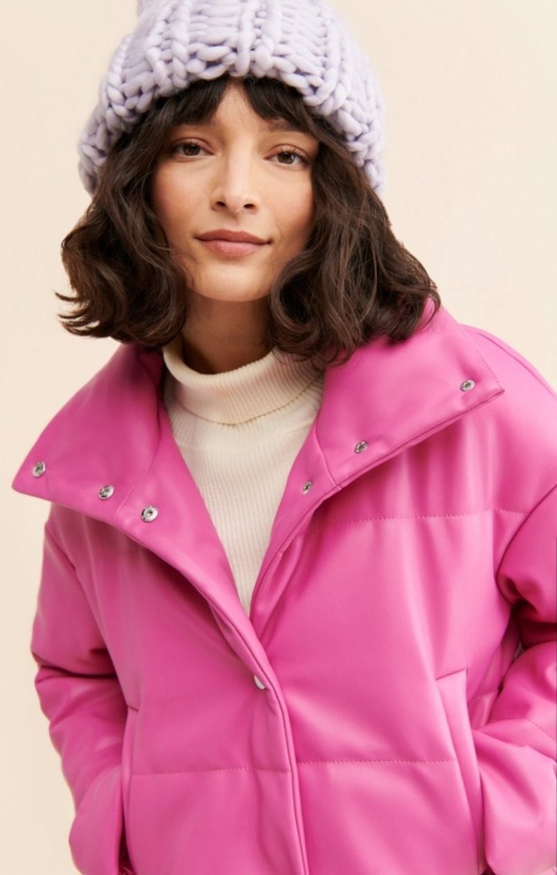 Jules Kae Anastasia Vegan Leather Puffer 2
