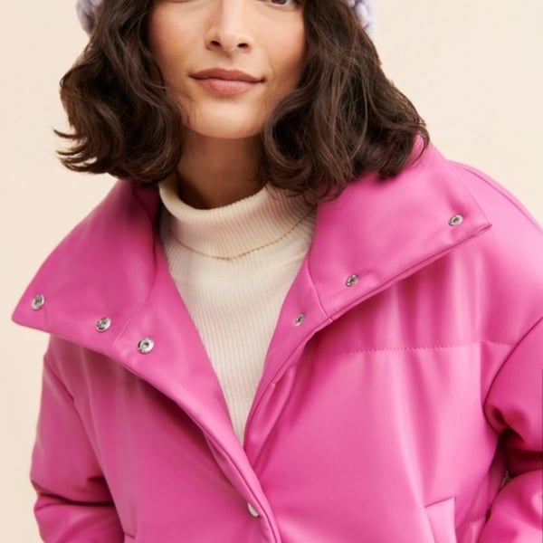 Jules Kae Anastasia Vegan Leather Puffer