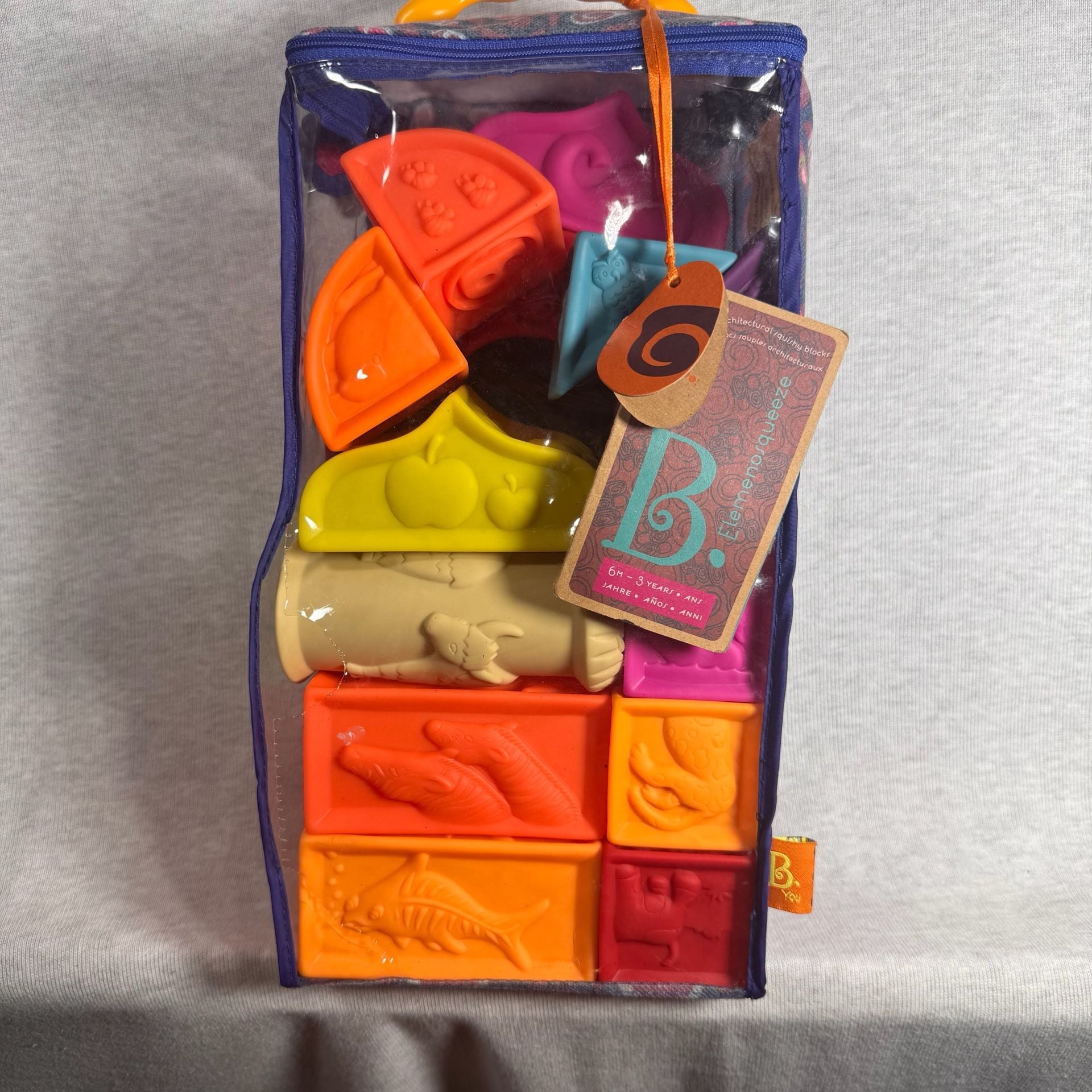 B. Toys Elemenosqueeze Architectural Squishy Blocks 1