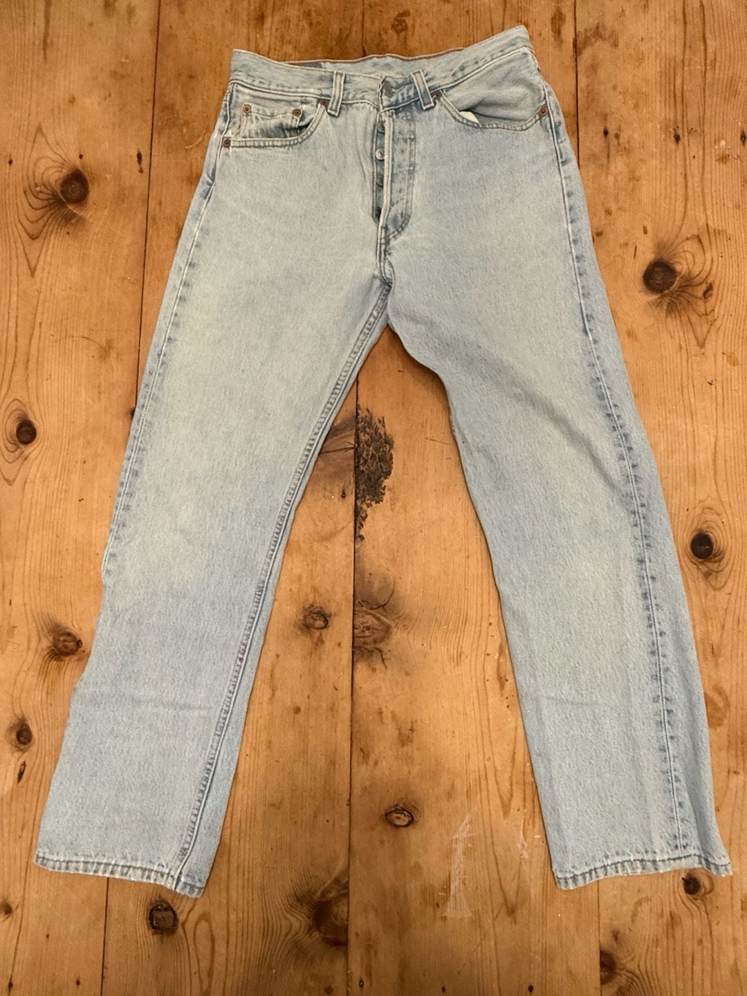 Vintage 1998 Levi's 501 Made in USA Light Wash Jeans - Size W31 L30 2