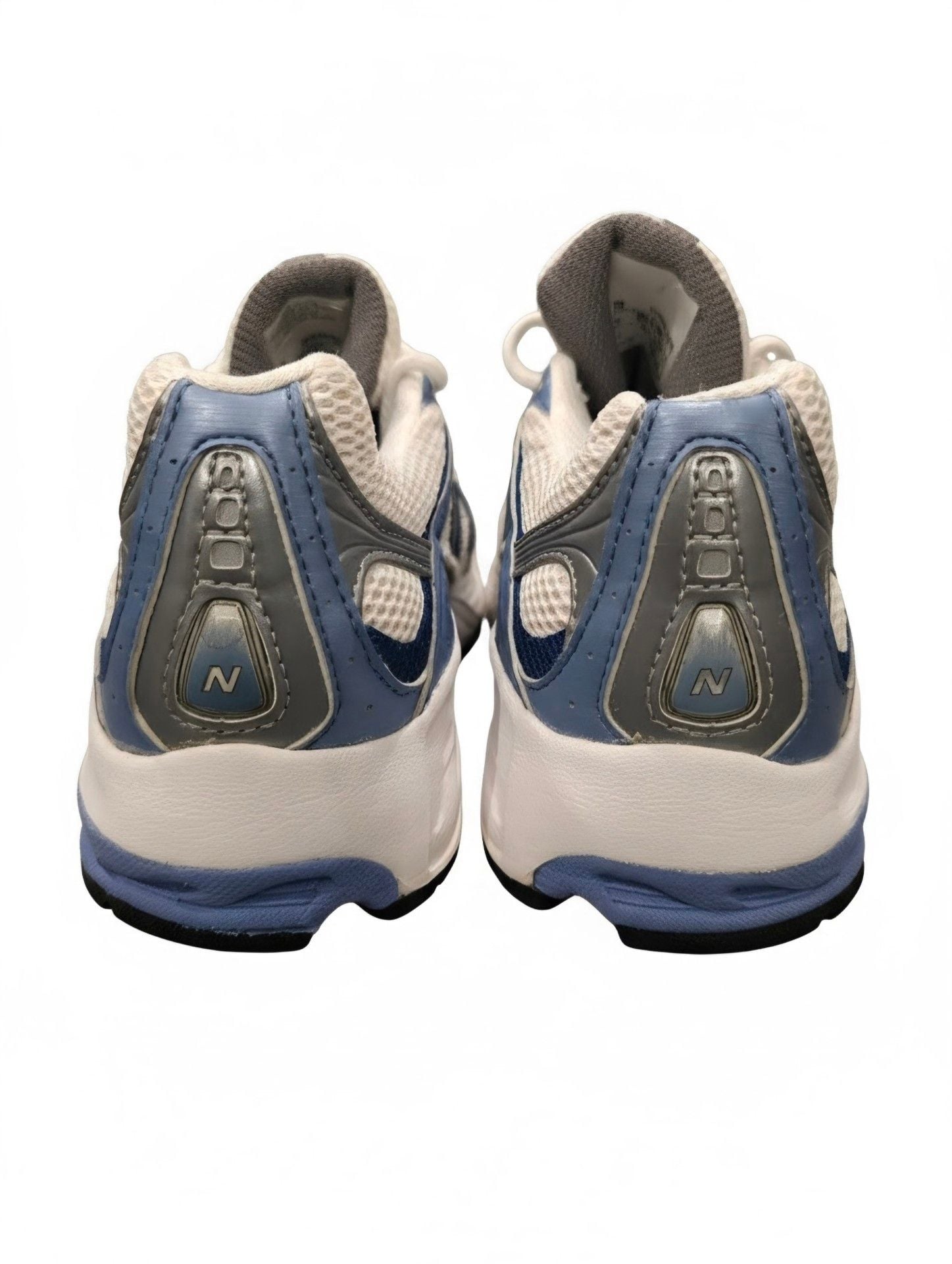 Women's New Balance 530 Silver Metallic Heron Blue Sneakers 7
