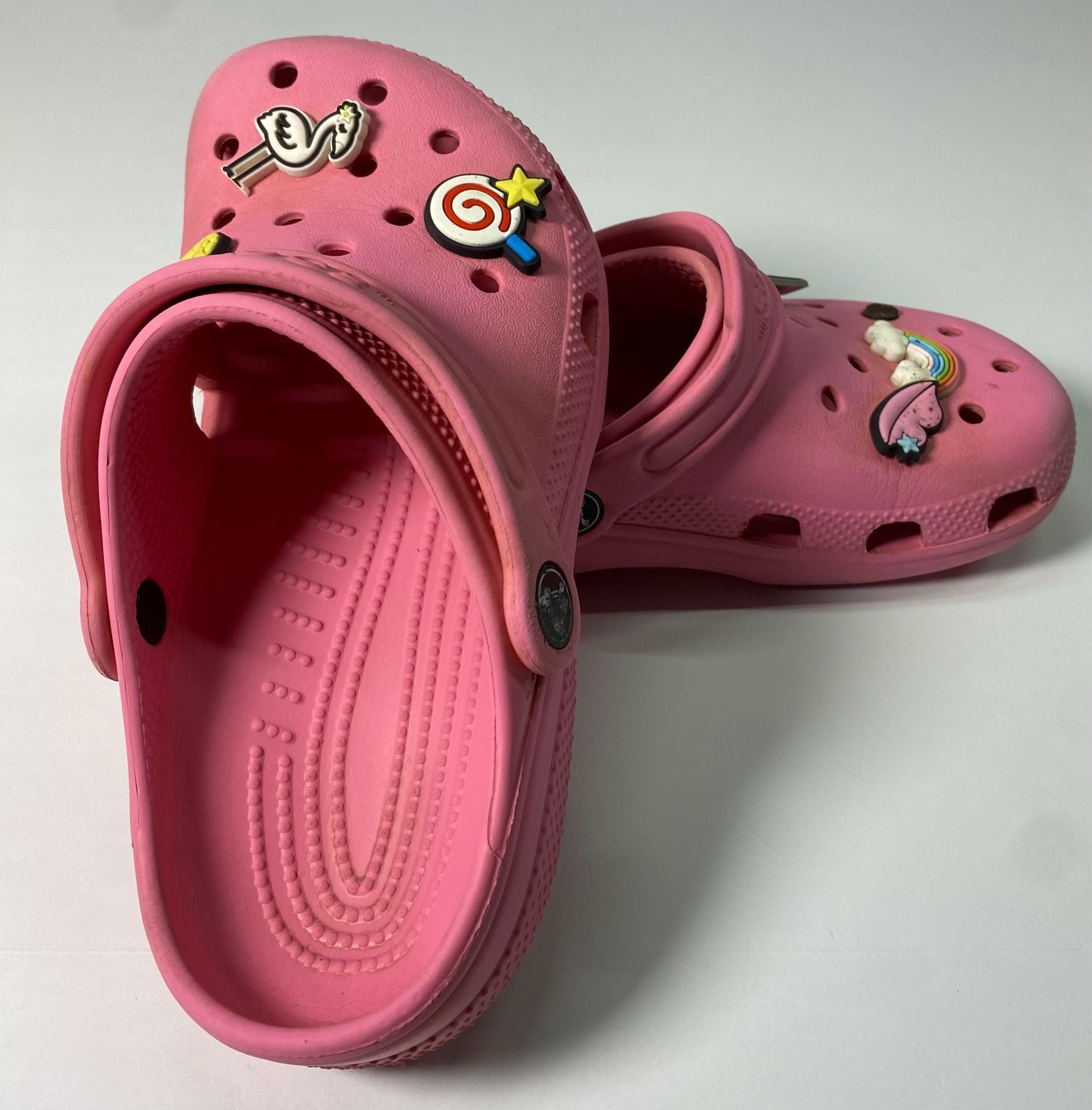 Crocs Classic Clog Size J2 Pink 2