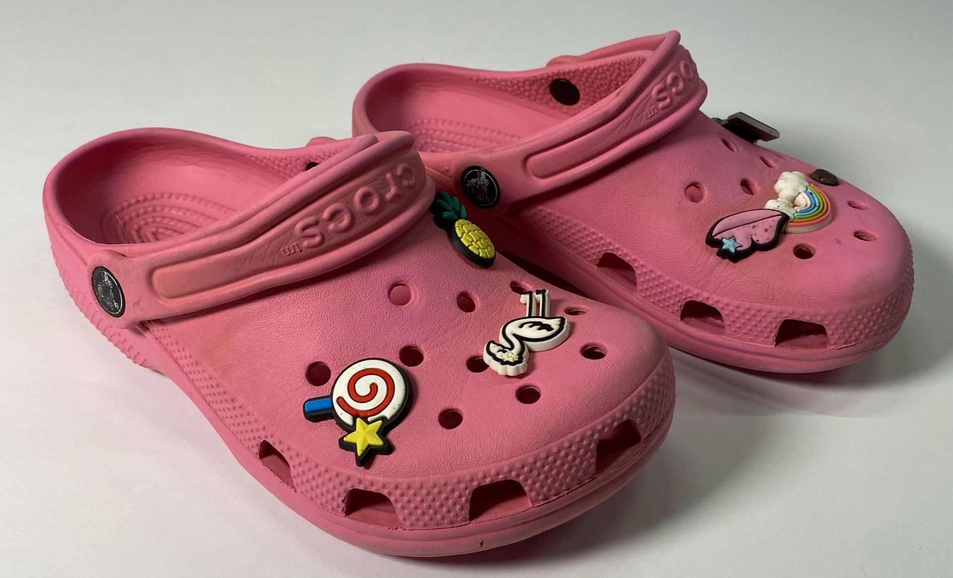 Crocs Classic Clog Size J2 Pink 3