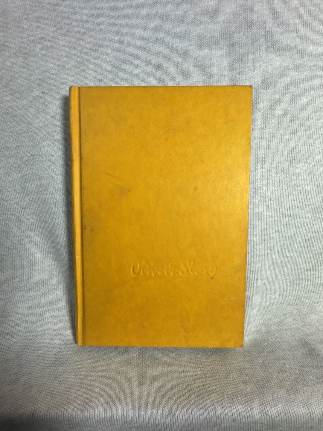 Harper & Row Oliver's Story By Erich Segal Hardcover Book Yellow 1
