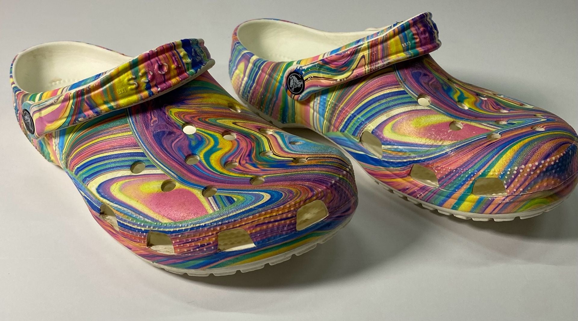Crocs Classic Clog Out Of This World Size M8 W10 Pastel Marbled 3