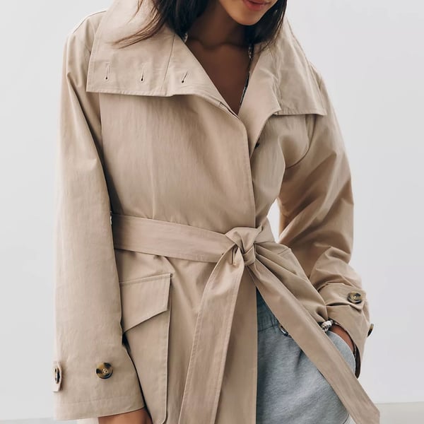 Varley Celina Belted Trench Jacket Size Small NWT