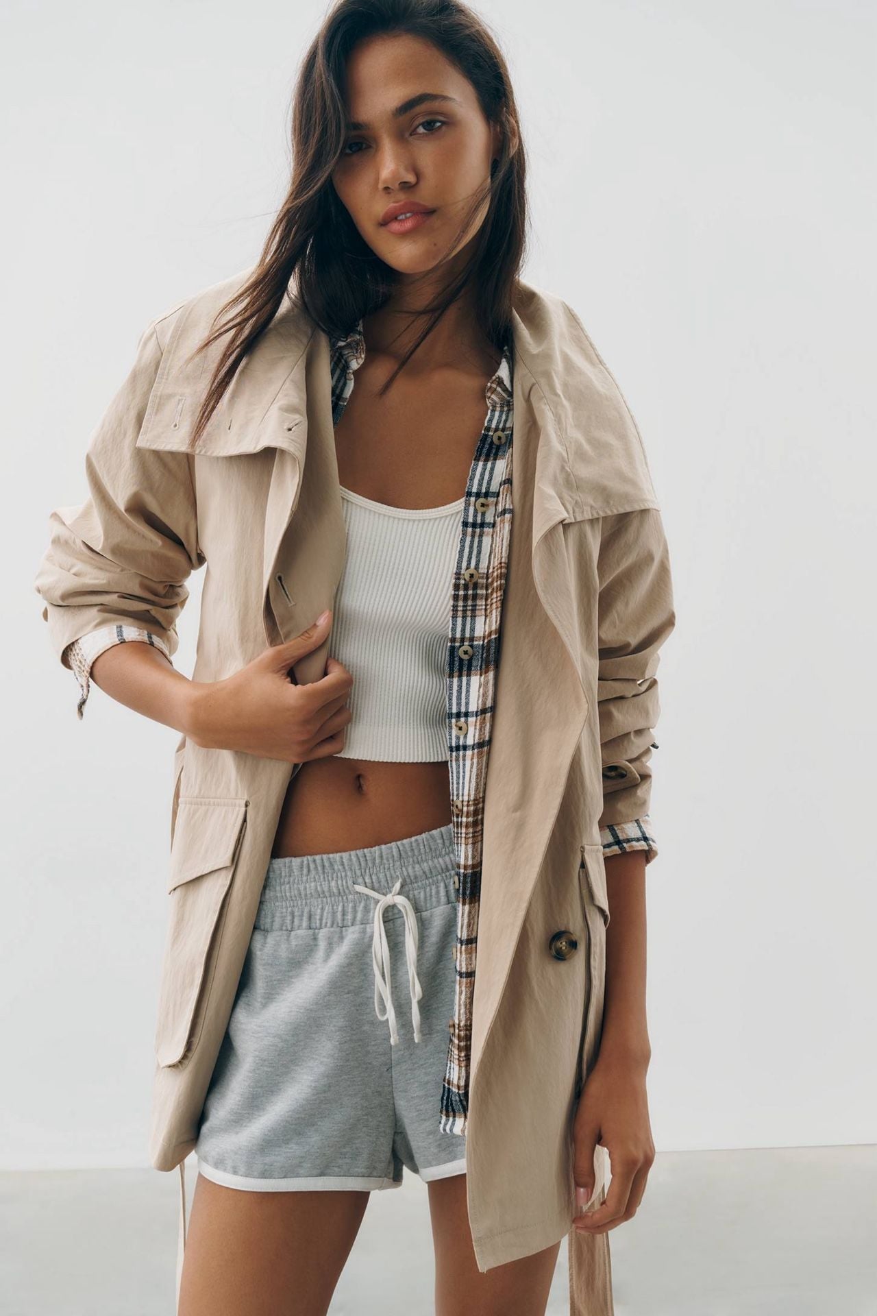 Varley Celina Belted Trench Jacket Size Small NWT 7