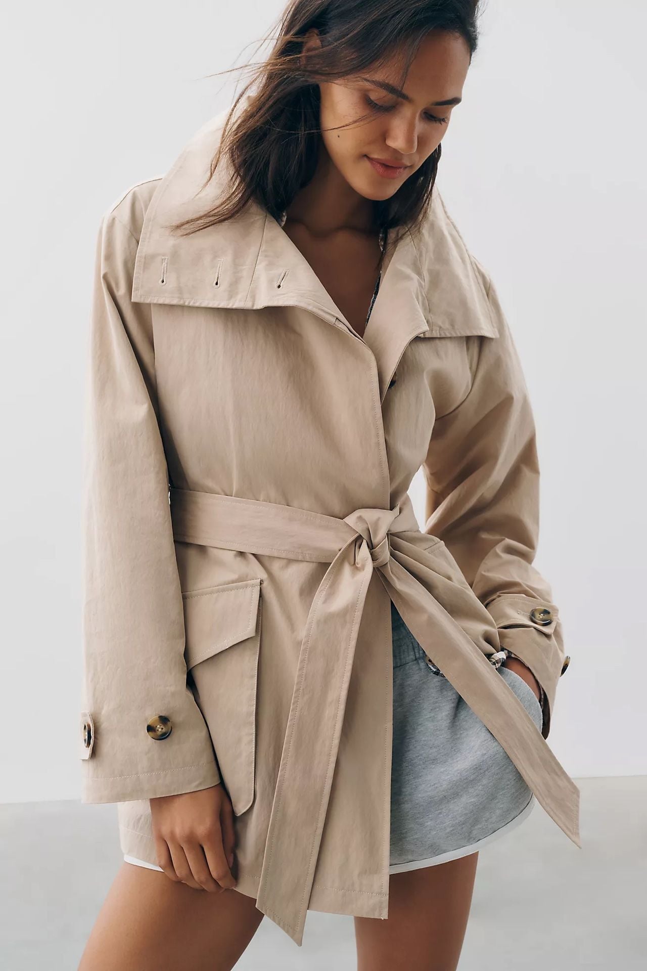 Varley Celina Belted Trench Jacket Size Small NWT 9