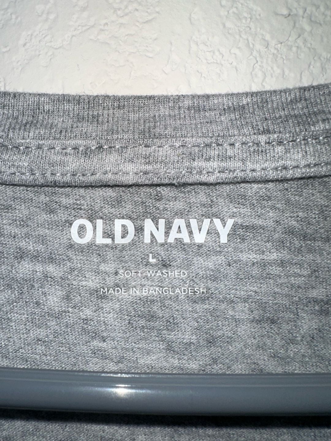 New Old Navy Mens Short Sleeve Soft Washed Henley Tee T-Shirt -Medium - Gray 5