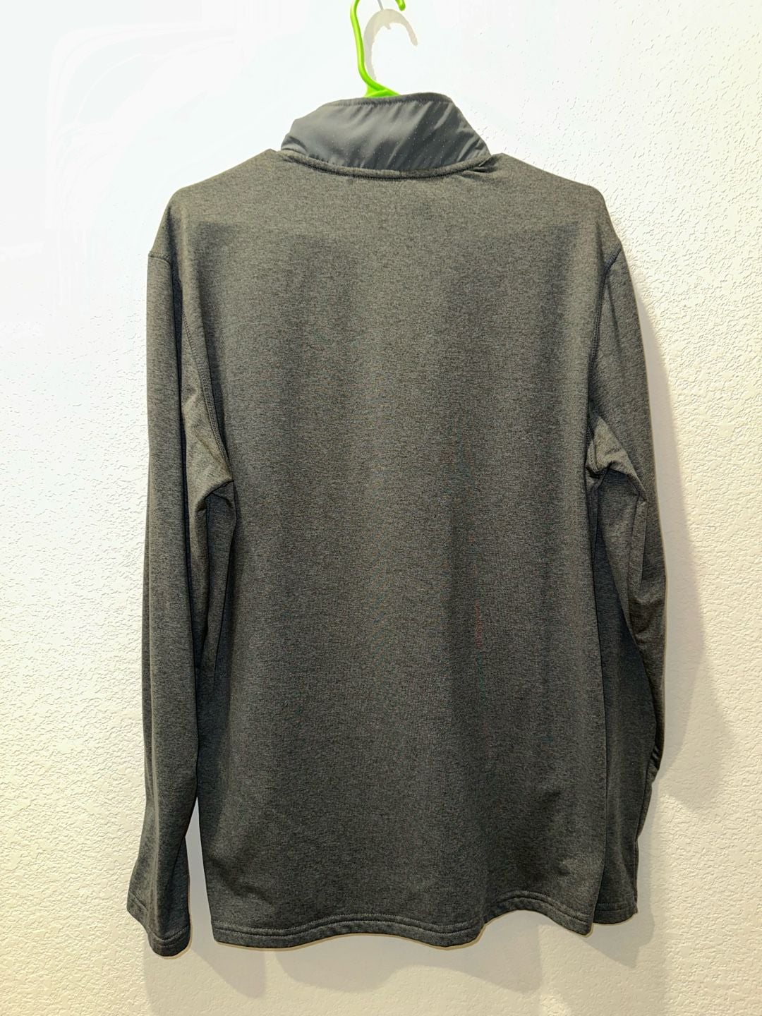 Motion 1/4 Zip Pullover Size M Gray Long Sleeve Activewear 3