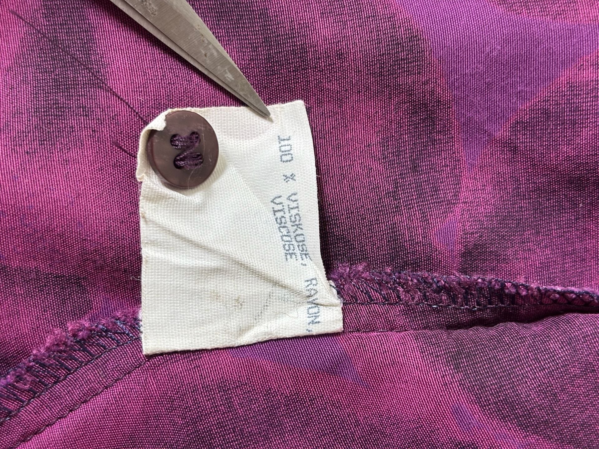 Betty Barclay Floral Long Sleeve Blouse Size 6 Purple Button Down 10