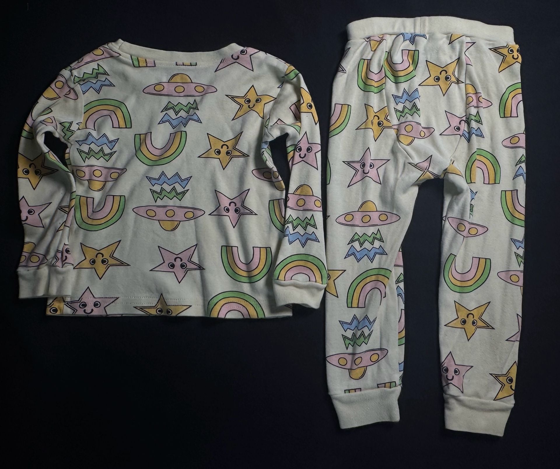 Vaenait Baby Rainbow Space Pajama Set 3