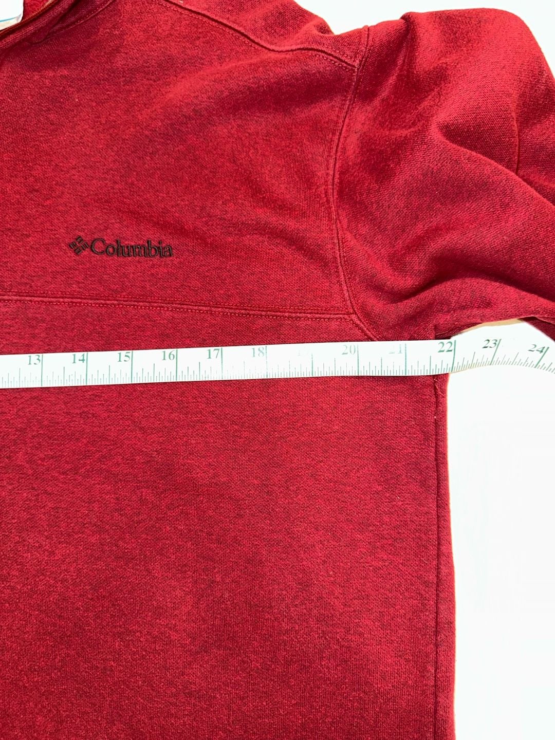 Columbia Sportswear 1/4 Zip Pullover Sweatshirt Size M Red 6