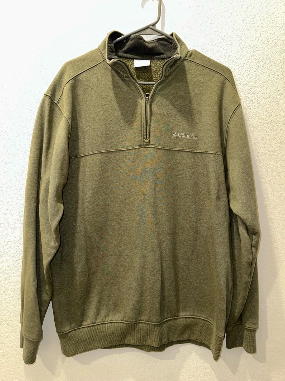 Columbia Sportswear Company 1/4 Zip Pullover Sweatshirt Size M Green 2