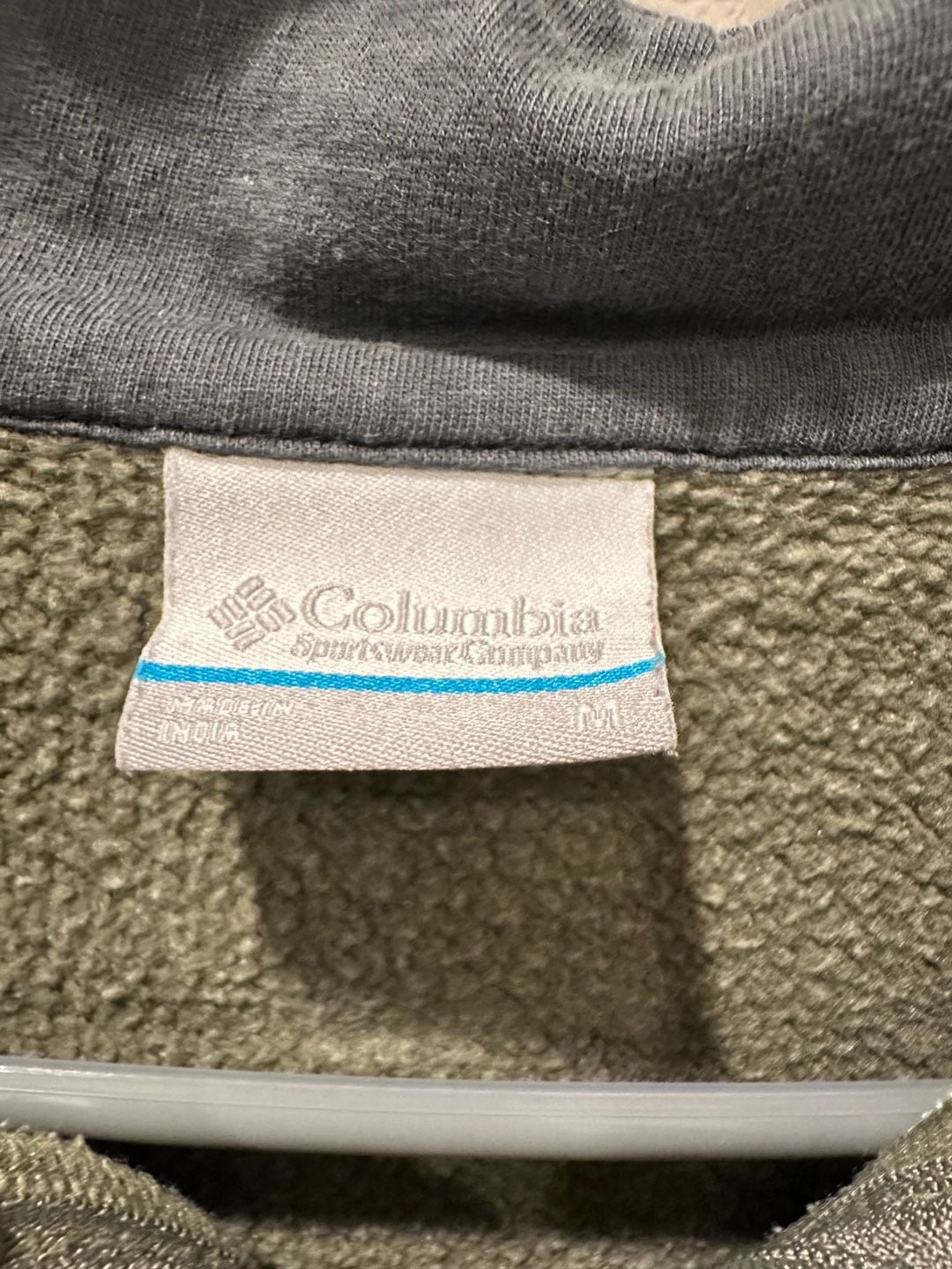 Columbia Sportswear Company 1/4 Zip Pullover Sweatshirt Size M Green 5