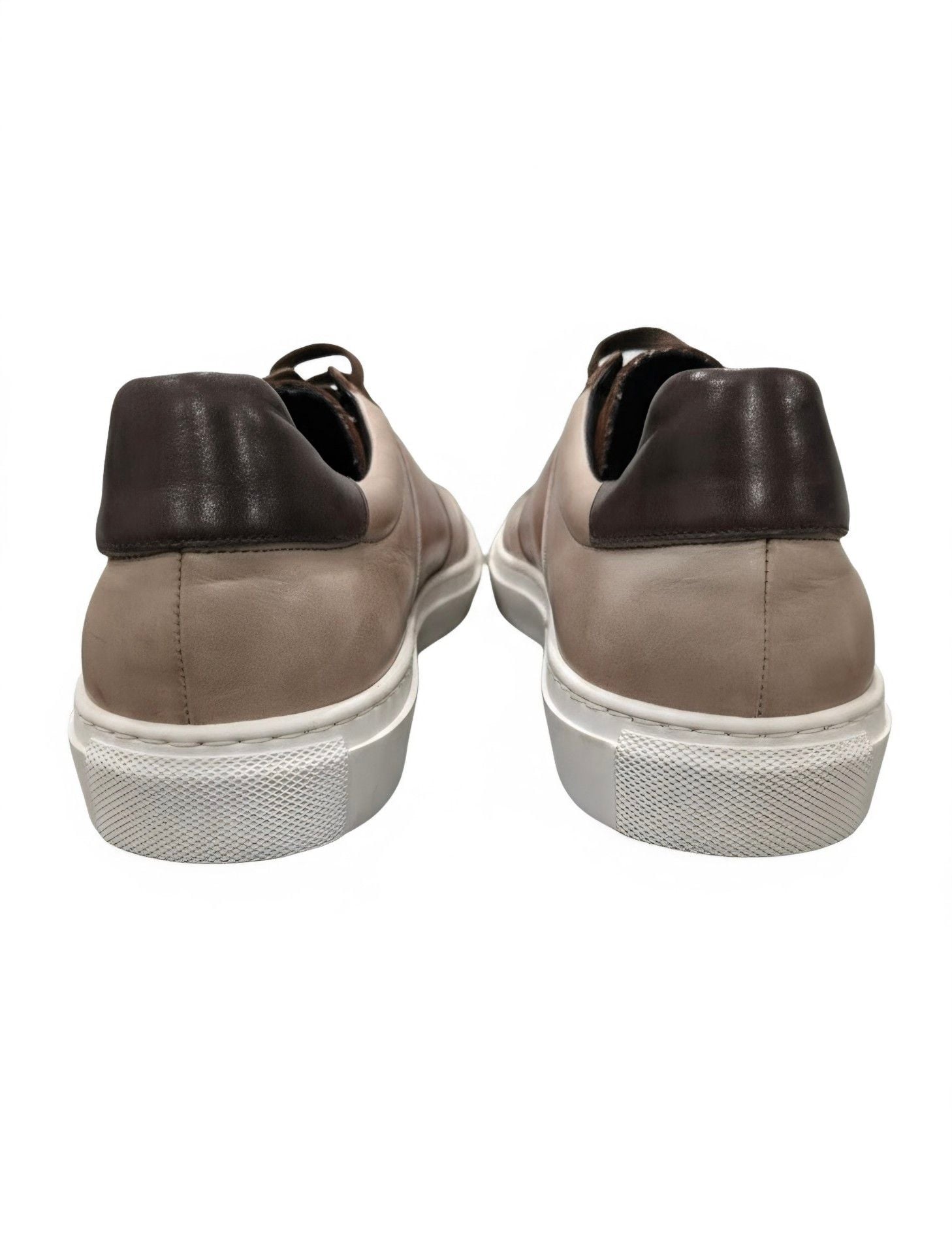 Duca Fermo Leather Low Top Sneaker Brown Beige 7