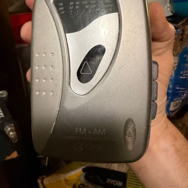 AM/FM Cassette Personal Player Silver