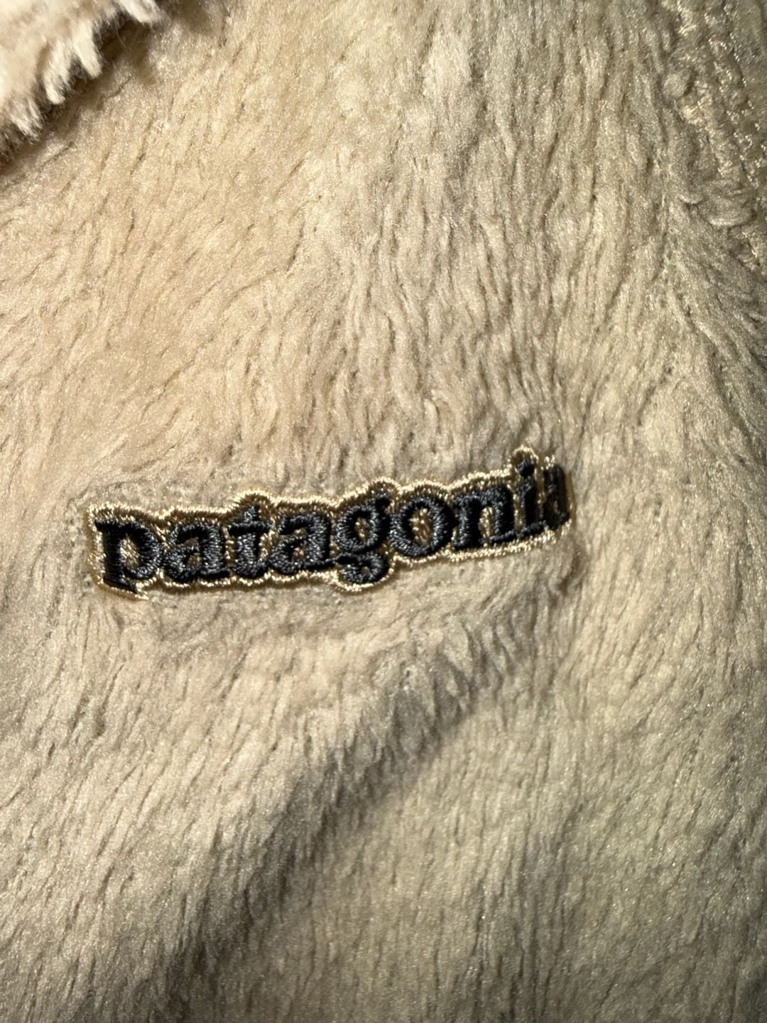 Patagonia R2 Jacket Size M Beige Polartec Full Zip Fleece 5