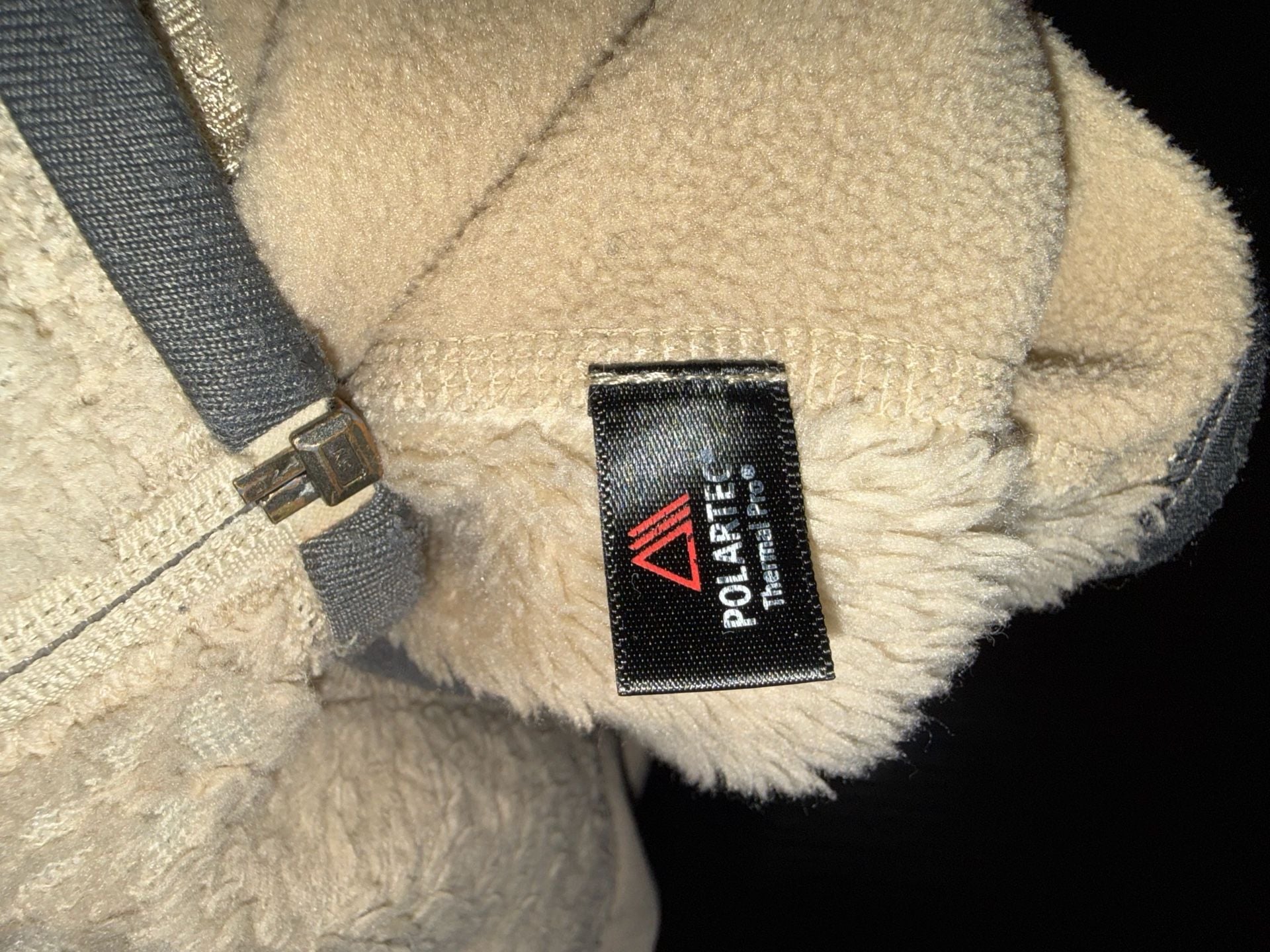 Patagonia R2 Jacket Size M Beige Polartec Full Zip Fleece 7