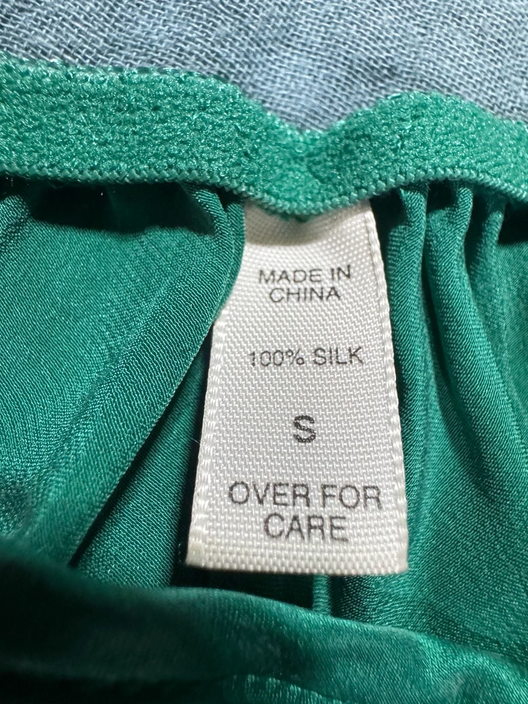 Y2K VTG Victoria's Secret 100% Silk green Cami And Shorts Set Size S 7