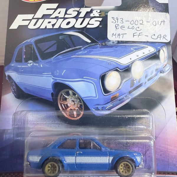 Hot Wheels Fast & Furious 1970 Ford Escort RS 1600 Diecast