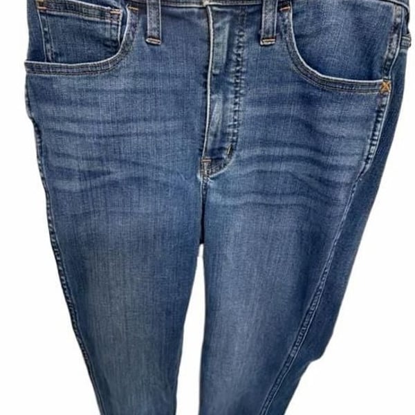 Madewell Roadtripper Supersoft Jeans 27 High Rise Skinny Playford Wash MA493
