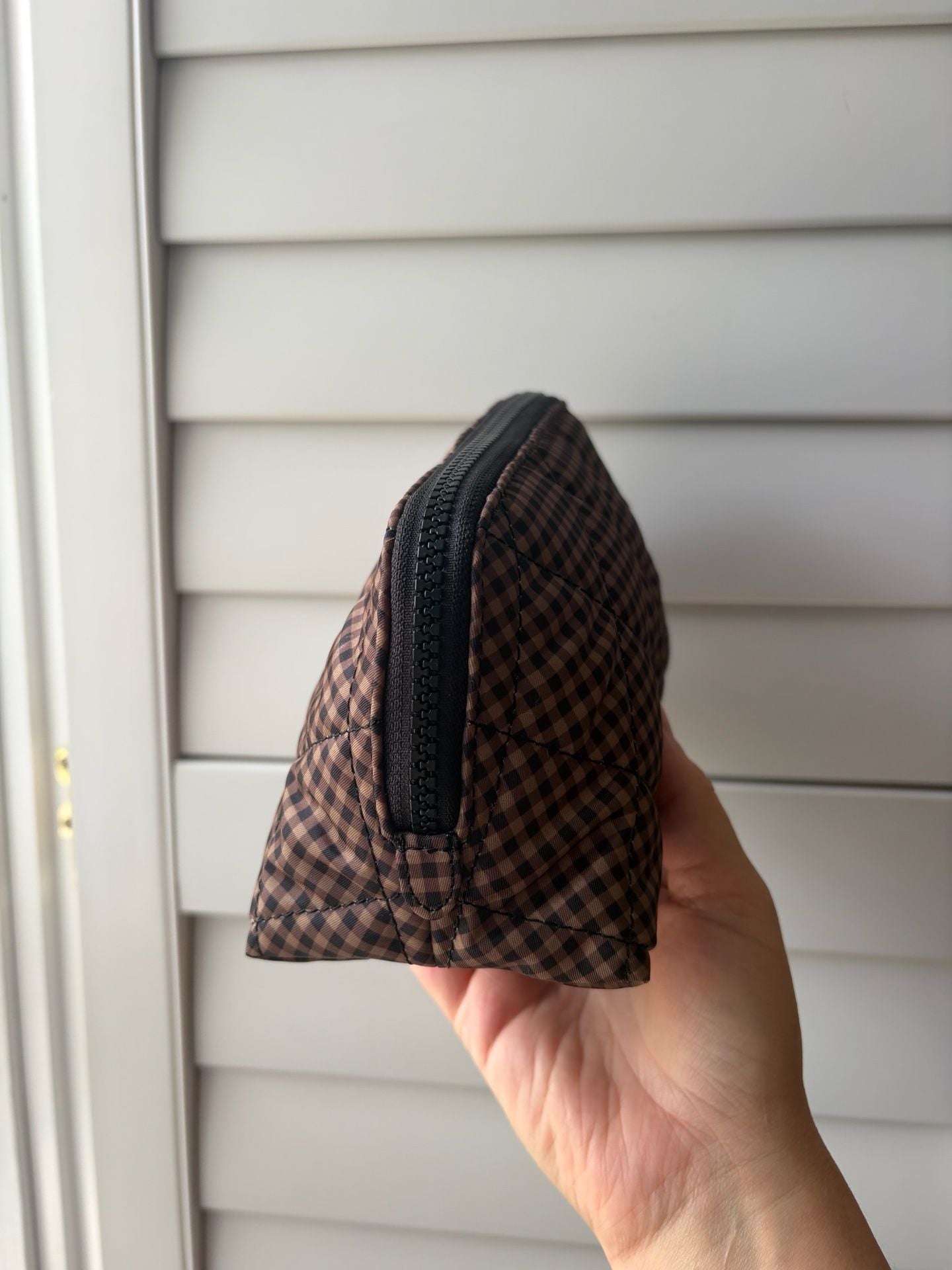 Loeffler Randall Georgette Gingham Check Cosmetic Pouch Studio McGee Cottage
3
