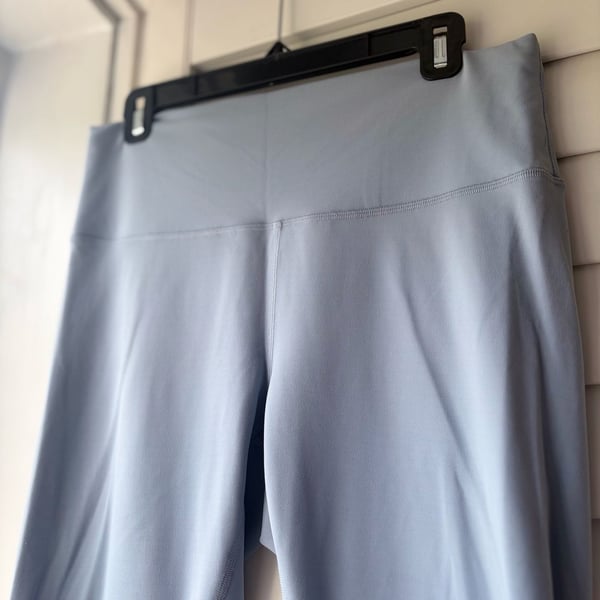 Lululemon Wunder Under Leggings Size 12 Chambray Blue Athletic Yoga 