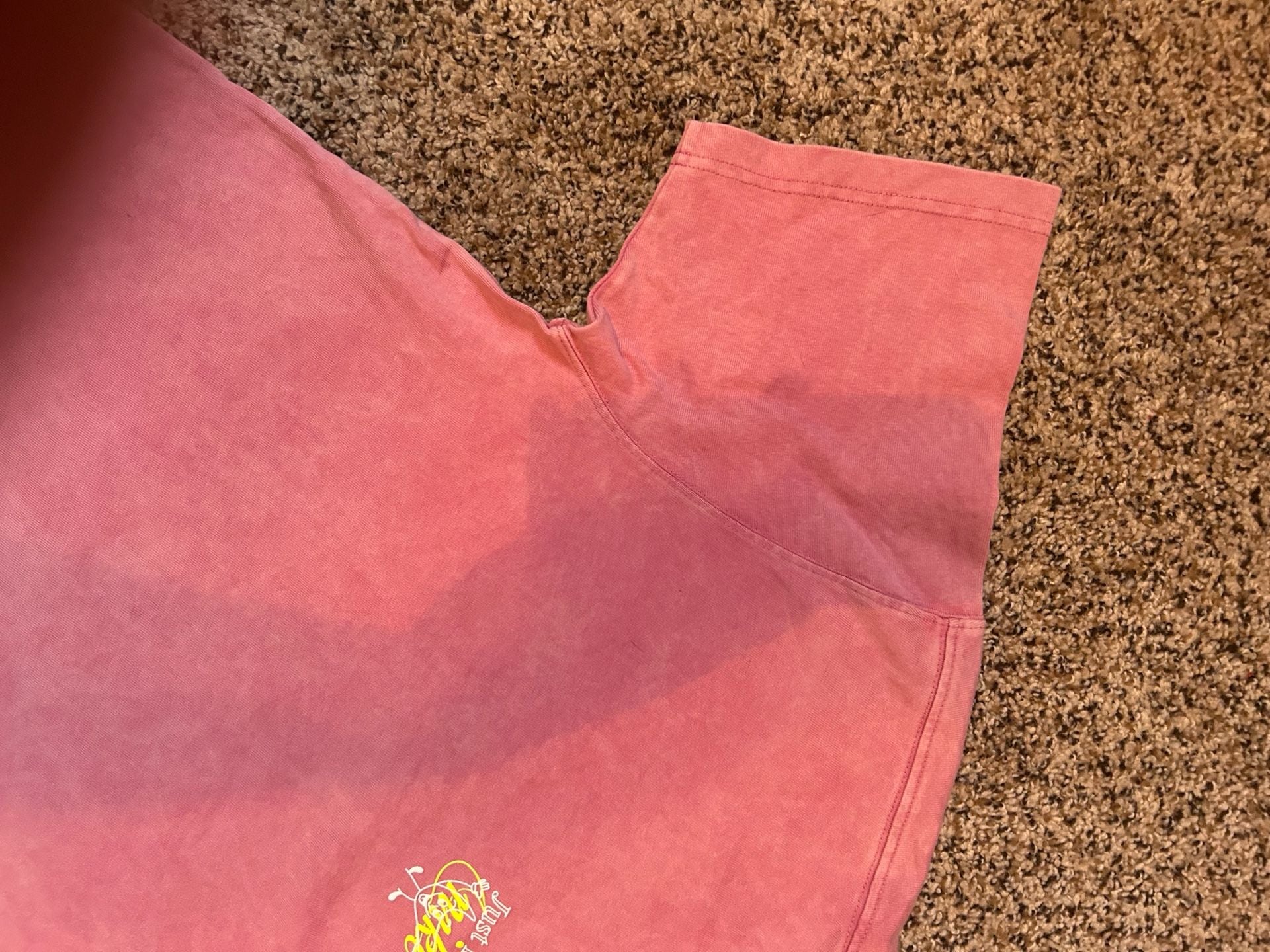 Nike Nsw Washed Drip T-Shirt Size M Pink Graphic 5