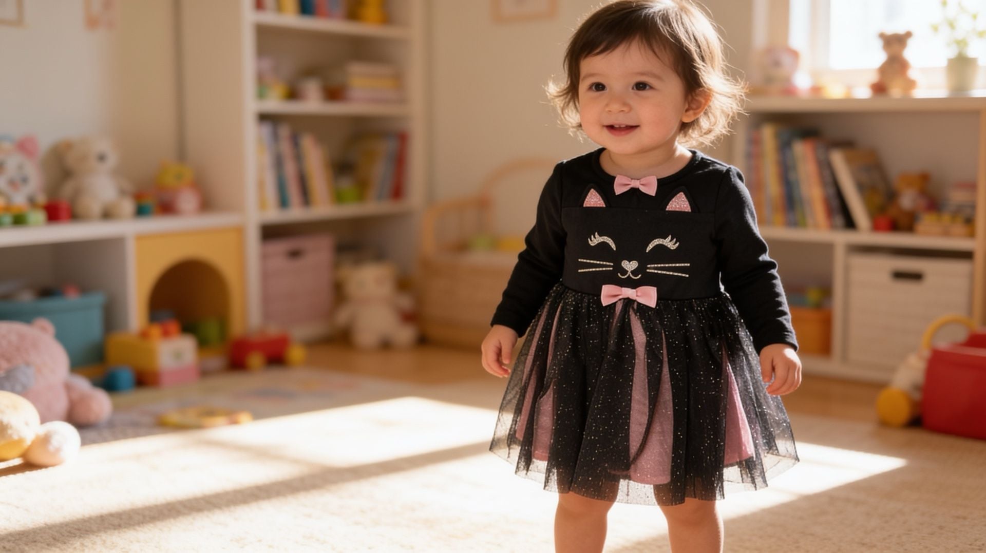 Zuniga Baby Girl 2-Pc Cat Tutu Dress Set 2