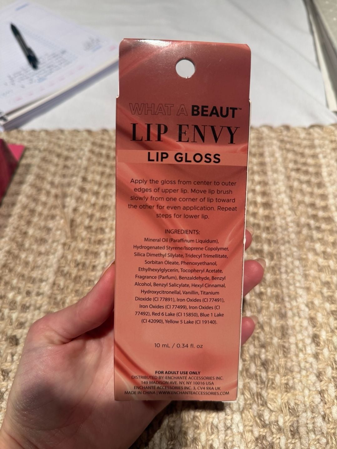 What A Beaut Lip Envy Lip Gloss -- Set of 5 New! 15