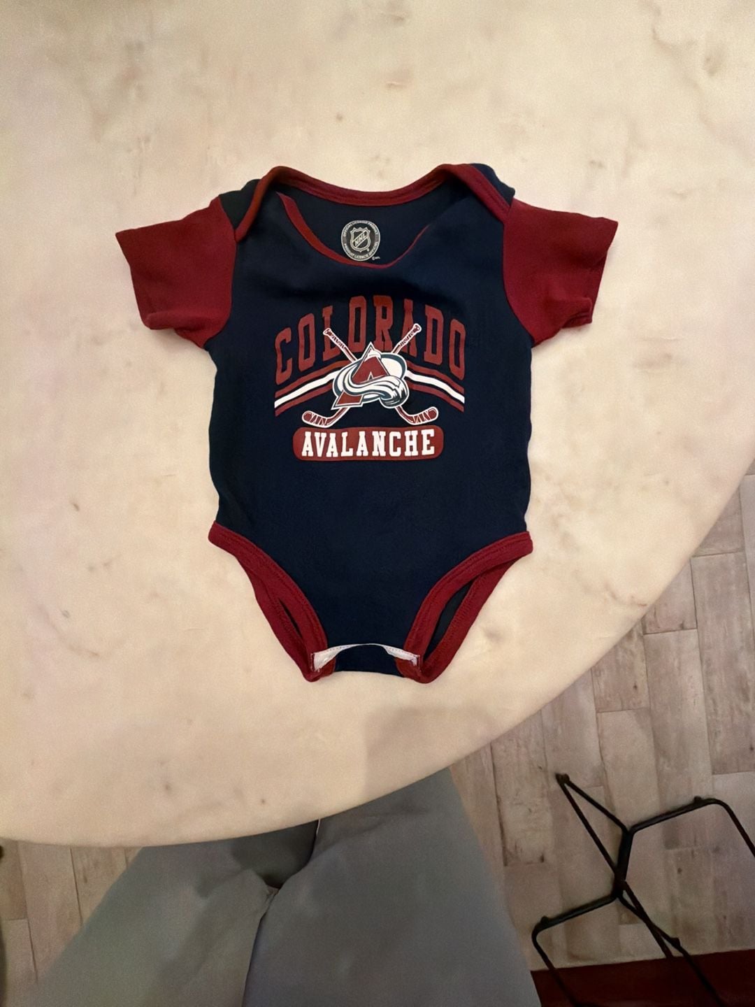 NHL Colorado Avalanche baby onesie Size 12Ma 2
