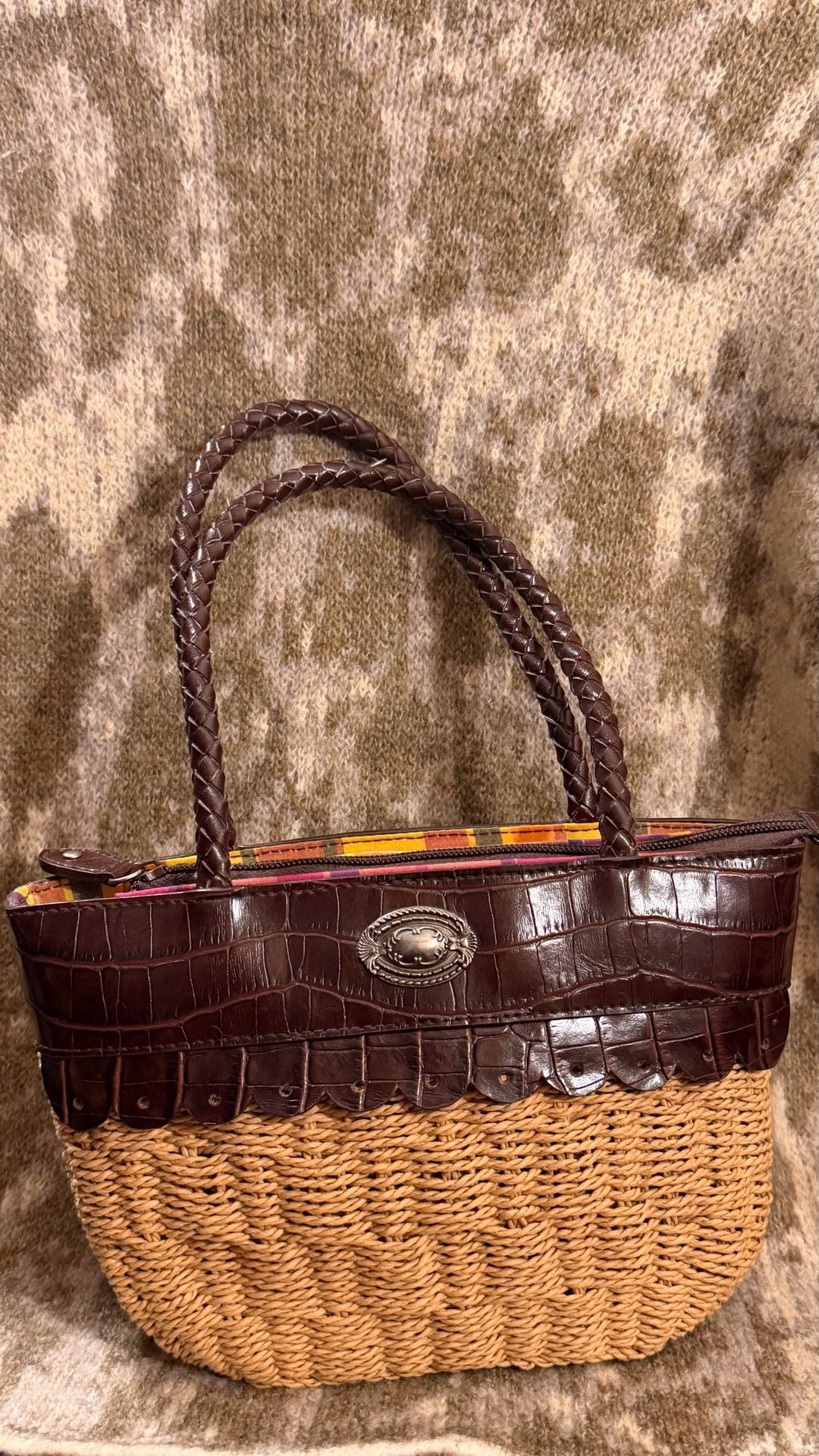 Woven Straw Shoulder Bag 2