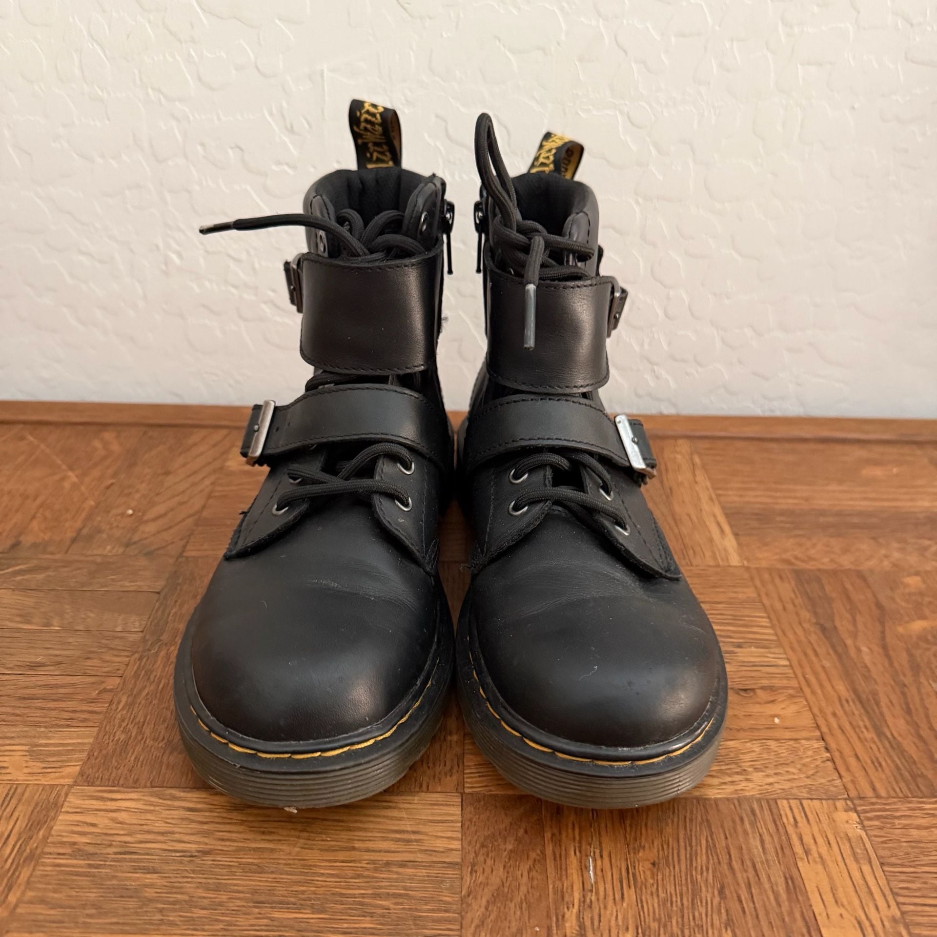 Dr. Martens 1460 J Joska Black Leather Boots Big Kid Size 3 US Doc Martens 3
