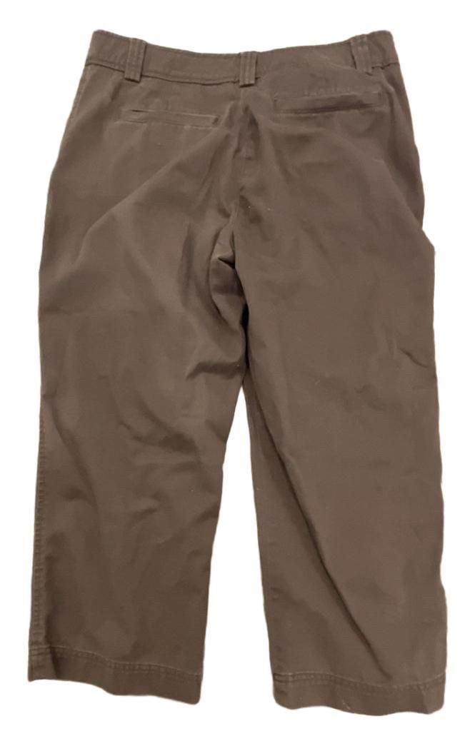L.L. Bean Favorite Fit Straight Pants Size 6-Reg Brown 4