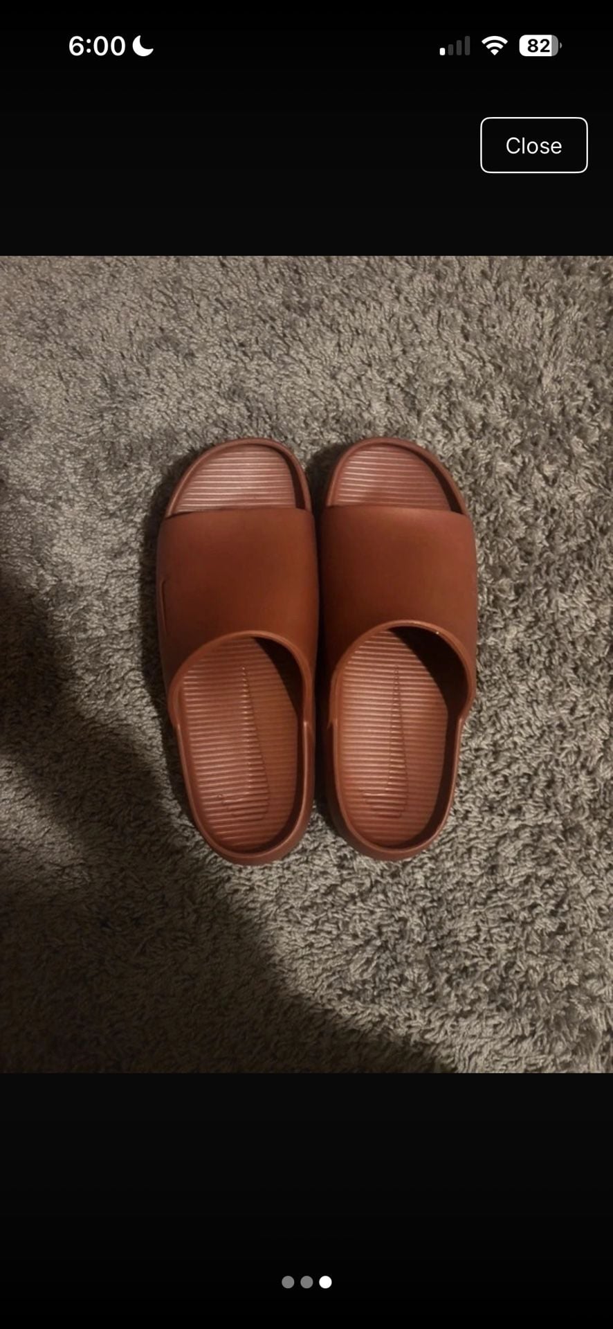 Nike Calm Slide Brown Slides Sandals 2