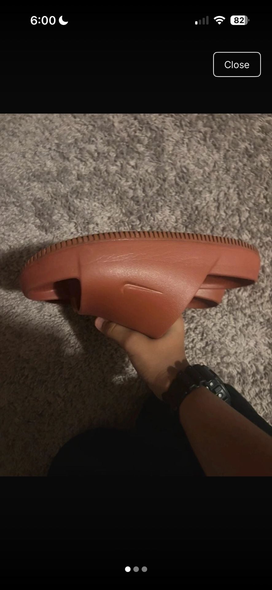 Nike Calm Slide Brown Slides Sandals 4