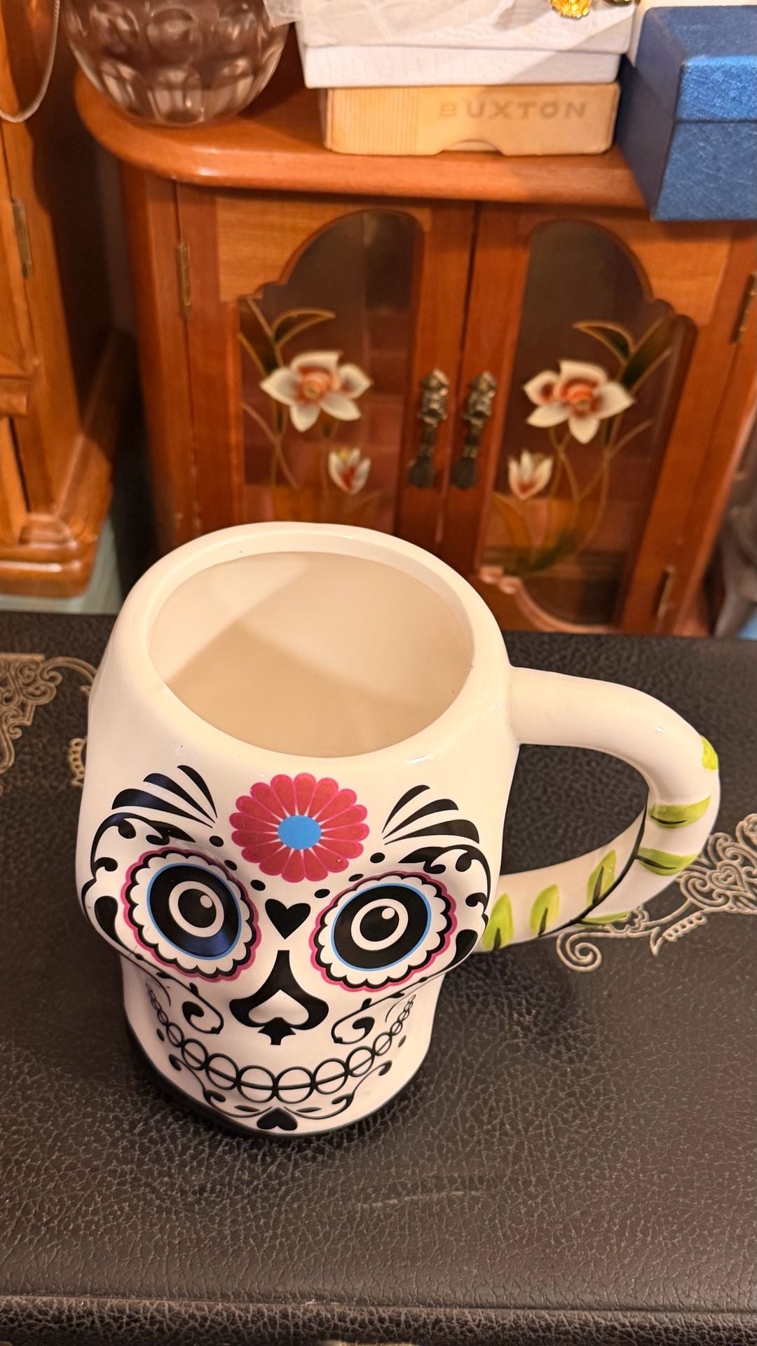 Boston Warehouse Sugar Skull Mug 1