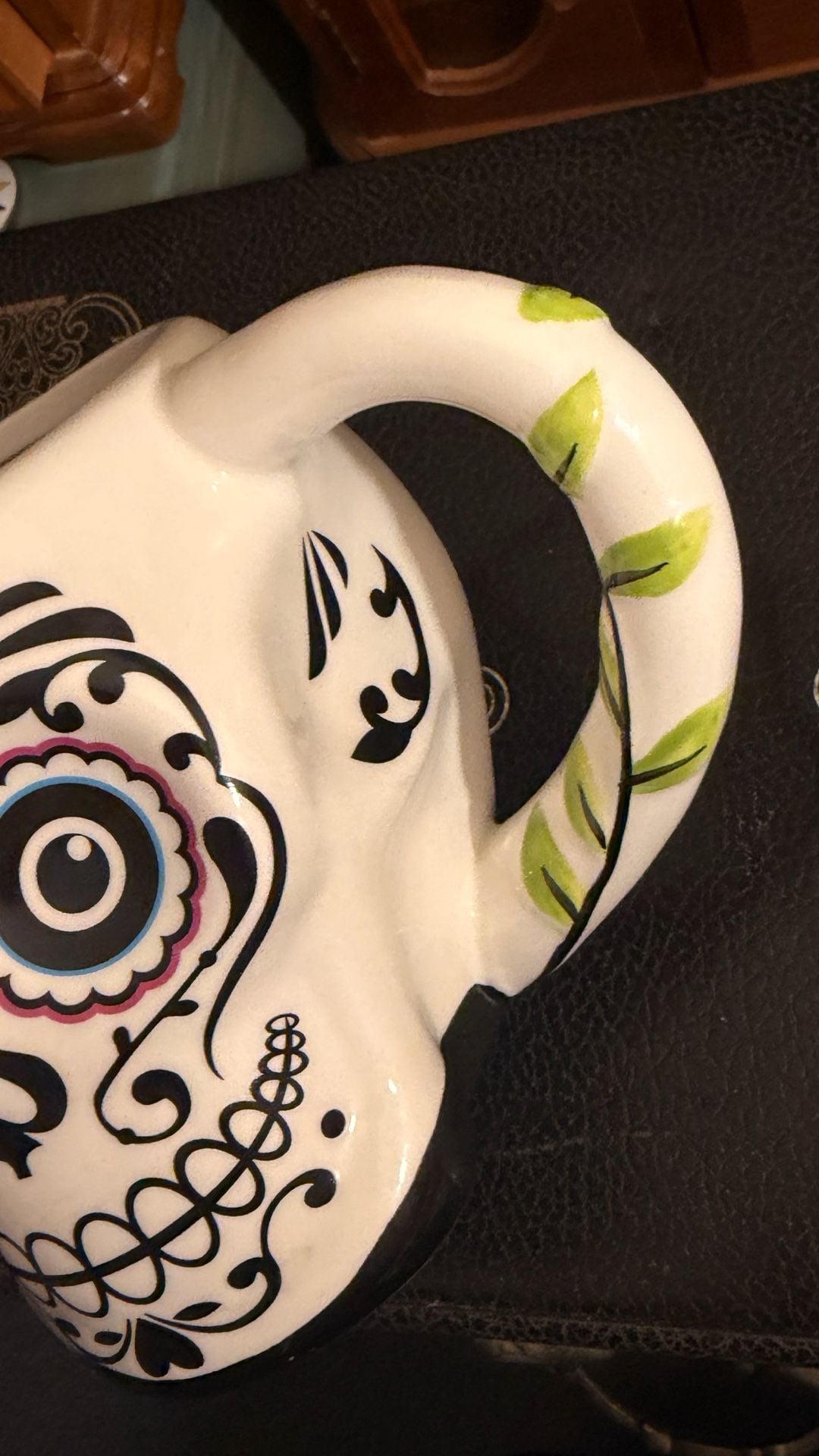 Boston Warehouse Sugar Skull Mug 2